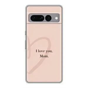 Чехол с принтом «Сердце маме» для Google Pixel 7 Pro