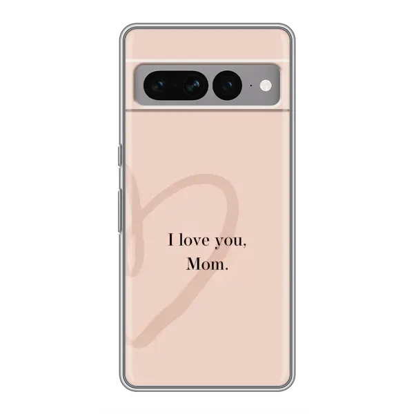 Чехол с принтом «Сердце маме» для Google Pixel 7 Pro