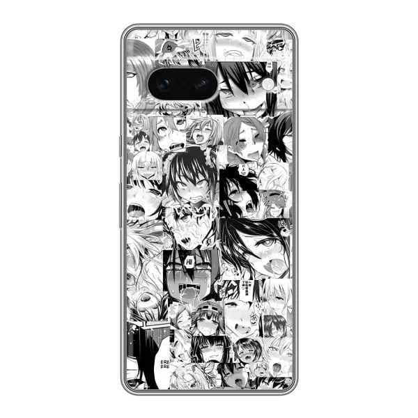 Чехол с принтом «Ahegao manga» для Google Pixel 7