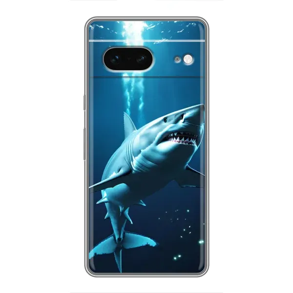 Чехол с принтом «Акула под водой» для Google Pixel 7 Чехол с принтом «Акула под водой» для Google Pixel 7