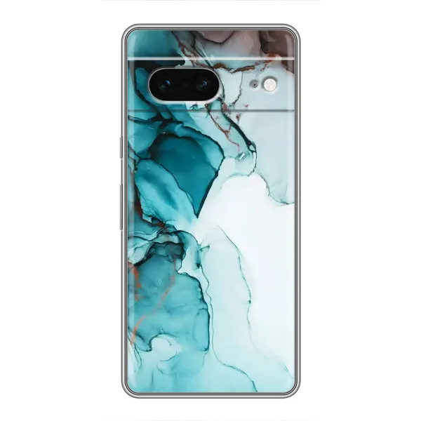 Чехол с принтом «Бирюзовый мрамор» для Google Pixel 7 Чехол с принтом «Бирюзовый мрамор» для Google Pixel 7