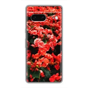 Чохли з квітами для Google Pixel 7 (VPrint) (Квіти червоні)