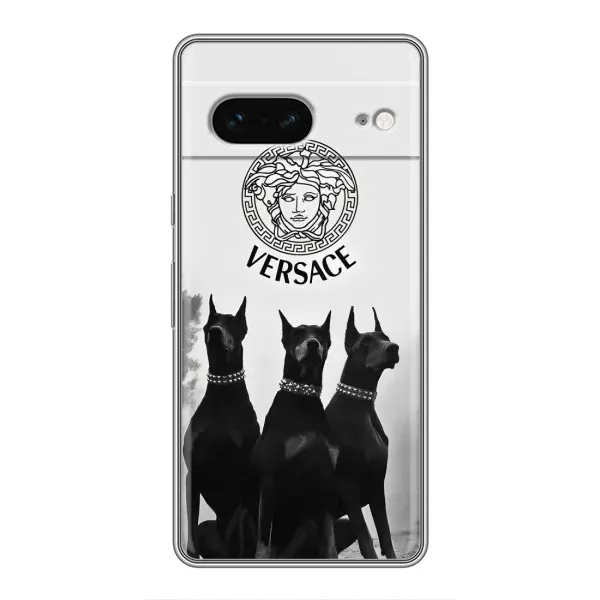 Чехол с принтом «Доберман Версаче» для Google Pixel 7 Чехол с принтом «Доберман Версаче» для Google Pixel 7