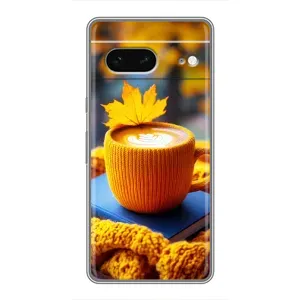 Чохол з принтом «Кава на жовтому пледі» для Google Pixel 7