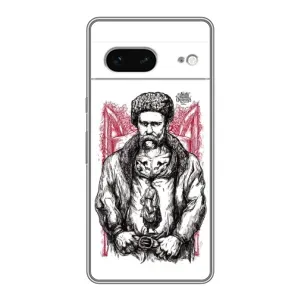 Чохли для Google Pixel 7 с принтом Тараса Шевченко (AlphaPrint) (Козак Шевченко)