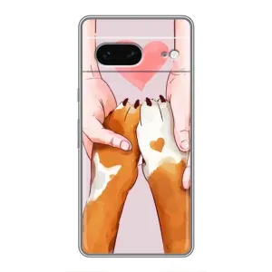 Чехол с принтом «Любовь к собакам» для Google Pixel 7