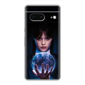 Чехол с принтом «Магическая сфера Уэнздей» для Google Pixel 7