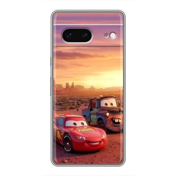Чехол с принтом «Маквин и Метр» для Google Pixel 7 Чехол с принтом «Маквин и Метр» для Google Pixel 7