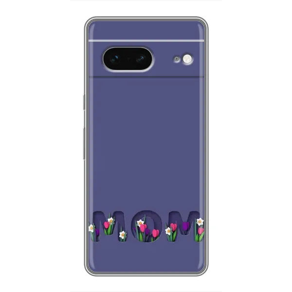 Чехол с принтом «Мама в цветах» для Google Pixel 7