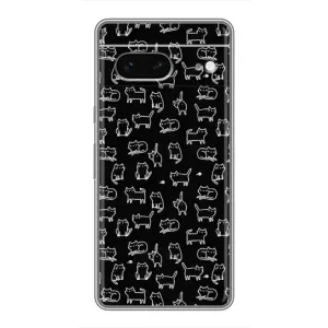 Чехол с принтом «Меленькие котики» для Google Pixel 7