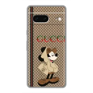 Чехлы ГУЧЧИ для Гугл Пиксель 7 (AlphaPrint) (Mickey GUCCI)