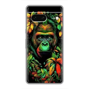 Чехол с принтом «Обезьяна в тропиках» для Google Pixel 7