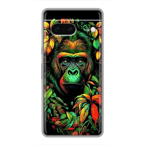 Чехол с принтом «Обезьяна в тропиках» для Google Pixel 7 Чехол с принтом «Обезьяна в тропиках» для Google Pixel 7