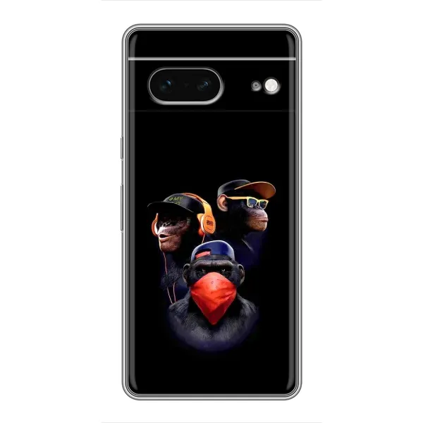 Чехол с принтом «Три обезьяны» для Google Pixel 7 Чехол с принтом «Три обезьяны» для Google Pixel 7