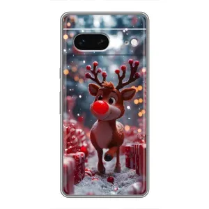 Чехол с принтом «Олень среди подарков» для Google Pixel 7
