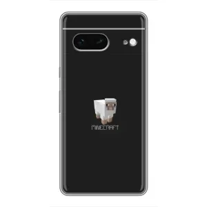 Чехол Майнкрафт на Google Pixel 7 (AlphaPrint) Minecraft (Овечка Майнкрафт)