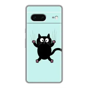 Чехол с принтом «Падающий кот» для Google Pixel 7