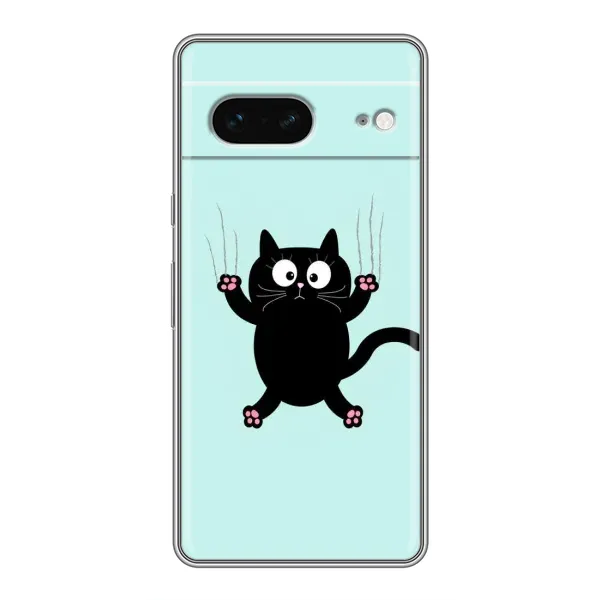 Чехол с принтом «Падающий кот» для Google Pixel 7 Чехол с принтом «Падающий кот» для Google Pixel 7