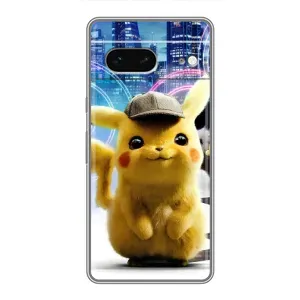 Чехол с принтом «Пикачу в городе» для Google Pixel 7