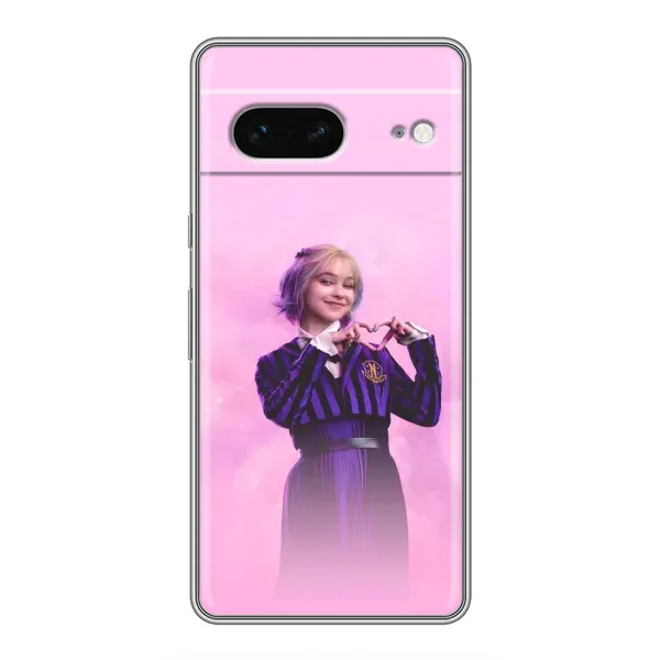 Чехол с принтом «Яркая Энид Уэнздей» для Google Pixel 7