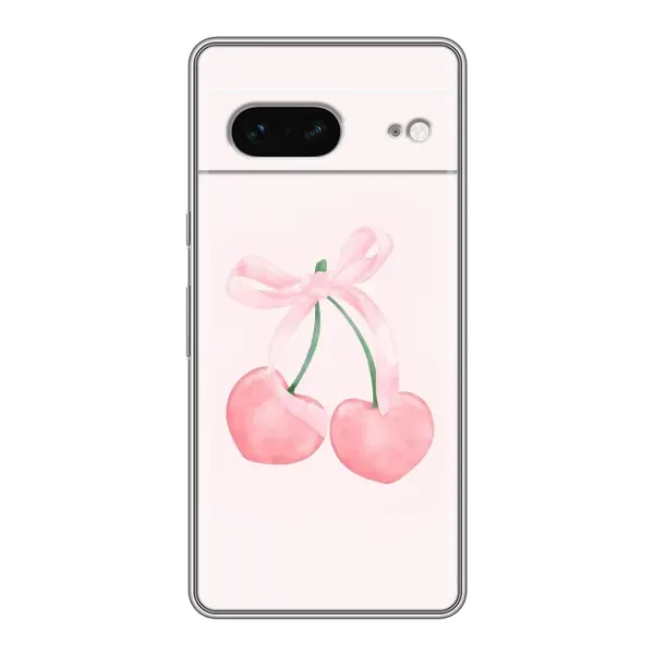 Чехол с принтом «Розовые вишни» для Google Pixel 7 Чехол с принтом «Розовые вишни» для Google Pixel 7