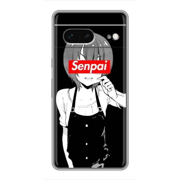 Чехол с принтом «Senpai» для Google Pixel 7