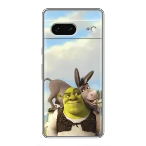 Чохол з принтом «Шрек та Осел» для Google Pixel 7