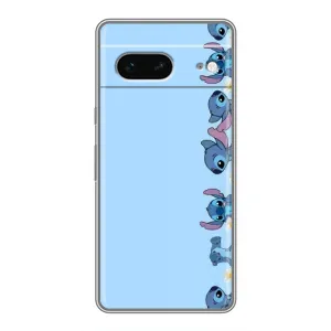 Чохол з принтом Стіч на Google Pixel 7 (Стіч фон)
