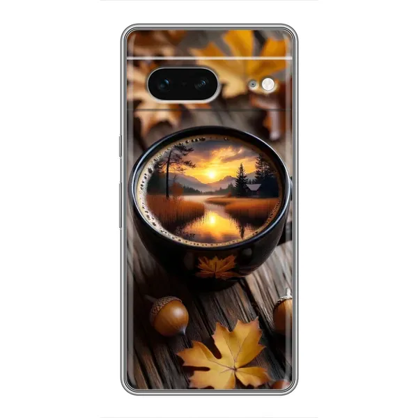 Чохол з принтом «Темна кава» для Google Pixel 7 Чохол з принтом «Темна кава» для Google Pixel 7