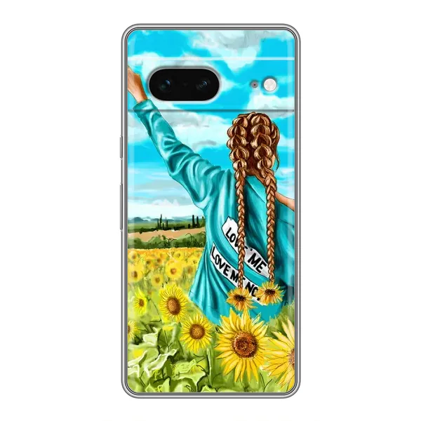 Чехол с принтом «Украиночка» для Google Pixel 7 Чехол с принтом «Украиночка» для Google Pixel 7