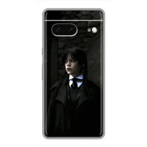 Чехол с принтом «Темный стиль Уэнздей» для Google Pixel 7