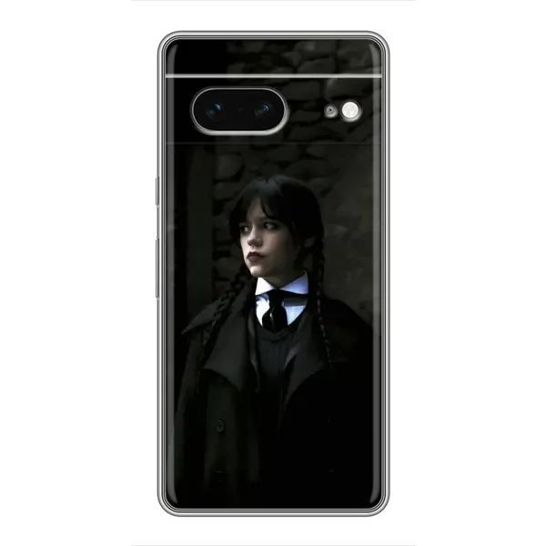 Чехол с принтом «Темный стиль Уэнздей» для Google Pixel 7