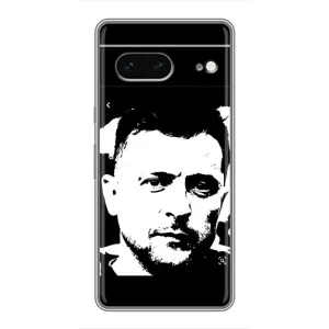 Чехол для Google Pixel 7 (AlphaPrint - с принтом Зеленского)