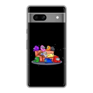 Чехол Амонг Ас для Google Pixel 7A (AlphaPrint) (Амонг-ас)