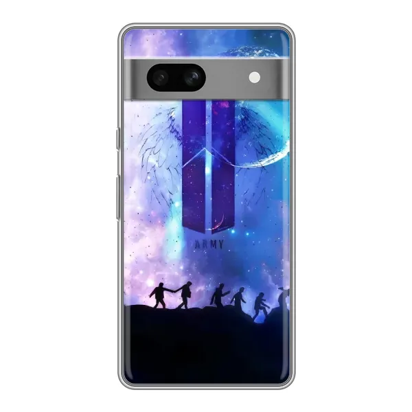 Чехол с принтом «Army BTS» для Google Pixel 7A Чехол с принтом «Army BTS» для Google Pixel 7A