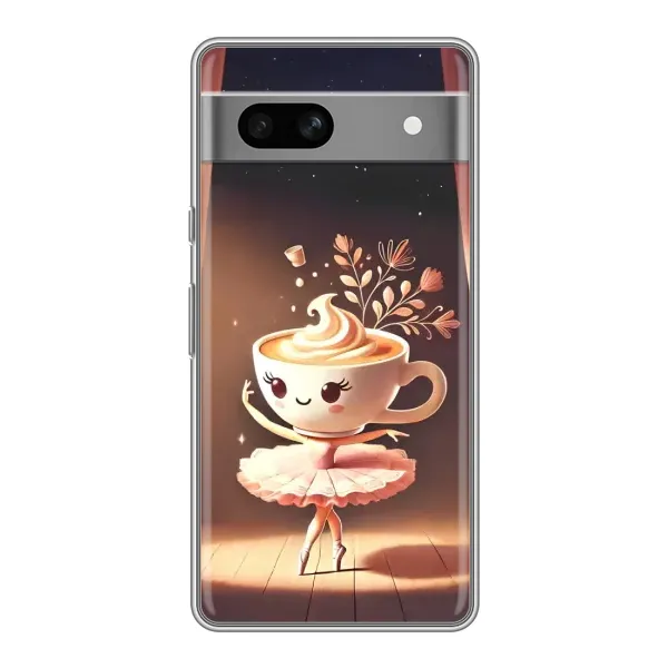 Чохол з принтом «Балерина капучина» для Google Pixel 7A Чохол з принтом «Балерина капучина» для Google Pixel 7A