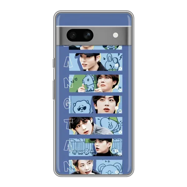 Чехол с принтом «Bangtan» для Google Pixel 7A Чехол с принтом «Bangtan» для Google Pixel 7A