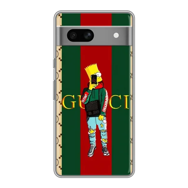 Чехол с принтом «Барт ГУЧЧИ» для Google Pixel 7A
