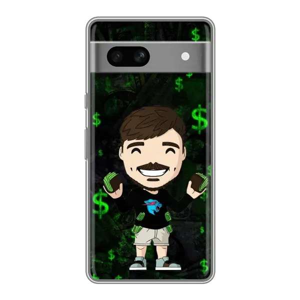 Чехол с принтом «Блогер Beast» для Google Pixel 7A