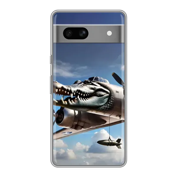 Чохол з принтом «Бомбардіро крокоділо» для Google Pixel 7A Чохол з принтом «Бомбардіро крокоділо» для Google Pixel 7A
