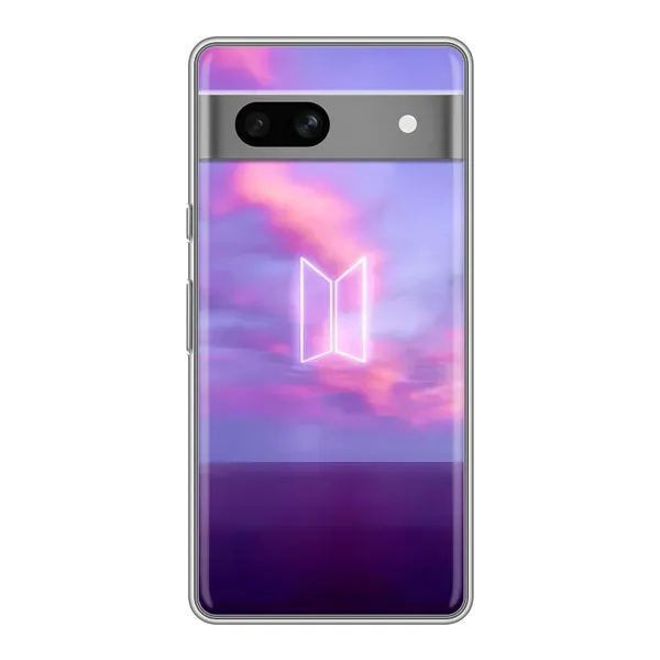 Чехол с принтом «BTS логотип» для Google Pixel 7A Чехол с принтом «BTS логотип» для Google Pixel 7A