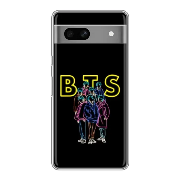 Чехол с принтом «BTS стайл» для Google Pixel 7A Чехол с принтом «BTS стайл» для Google Pixel 7A