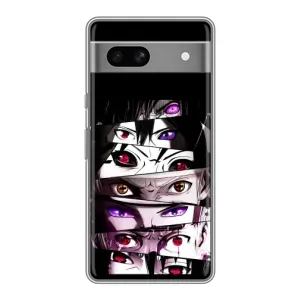 Чехол с принтом «Глаза Anime» для Google Pixel 7A