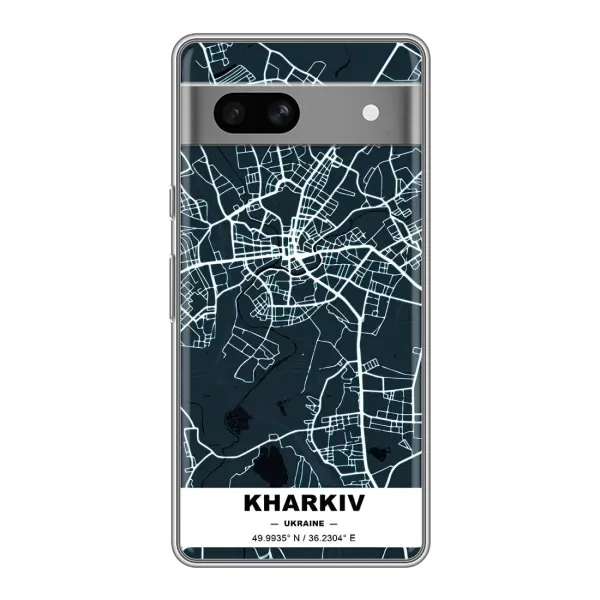 Чехол с принтом «Харьков» для Google Pixel 7A