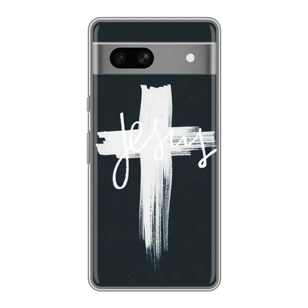 Чехол с принтом «Иисус» для Google Pixel 7A