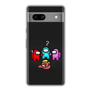 Чехол Амонг Ас для Google Pixel 7A (AlphaPrint) (Импостер)