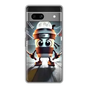 Чохол з принтом «Капучіно асасіно» для Google Pixel 7A