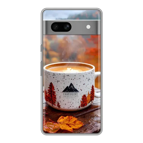 Чохол з принтом «Кава на природі» для Google Pixel 7A Чохол з принтом «Кава на природі» для Google Pixel 7A