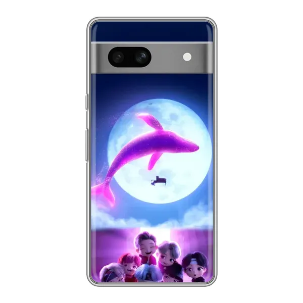 Чехол с принтом «КИТ BTS» для Google Pixel 7A Чехол с принтом «КИТ BTS» для Google Pixel 7A