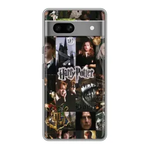 Чехол с принтом «коллаж Гарри Поттер» для Google Pixel 7A